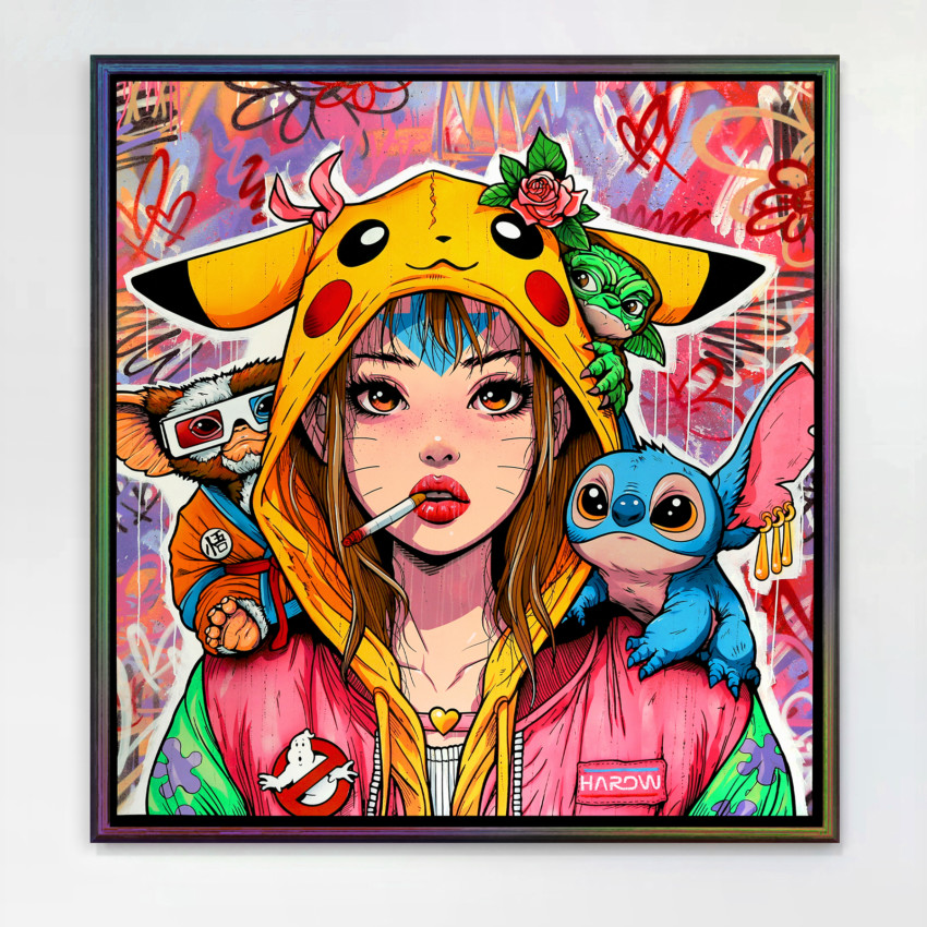 Ami - Painting on canvas X @Brunograffer / 150cm x 140cm