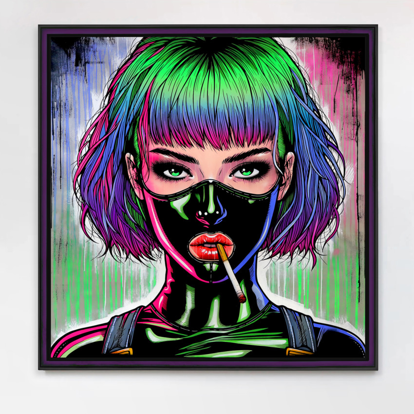 Liv - Painting on canvas / 150cm x 150cm