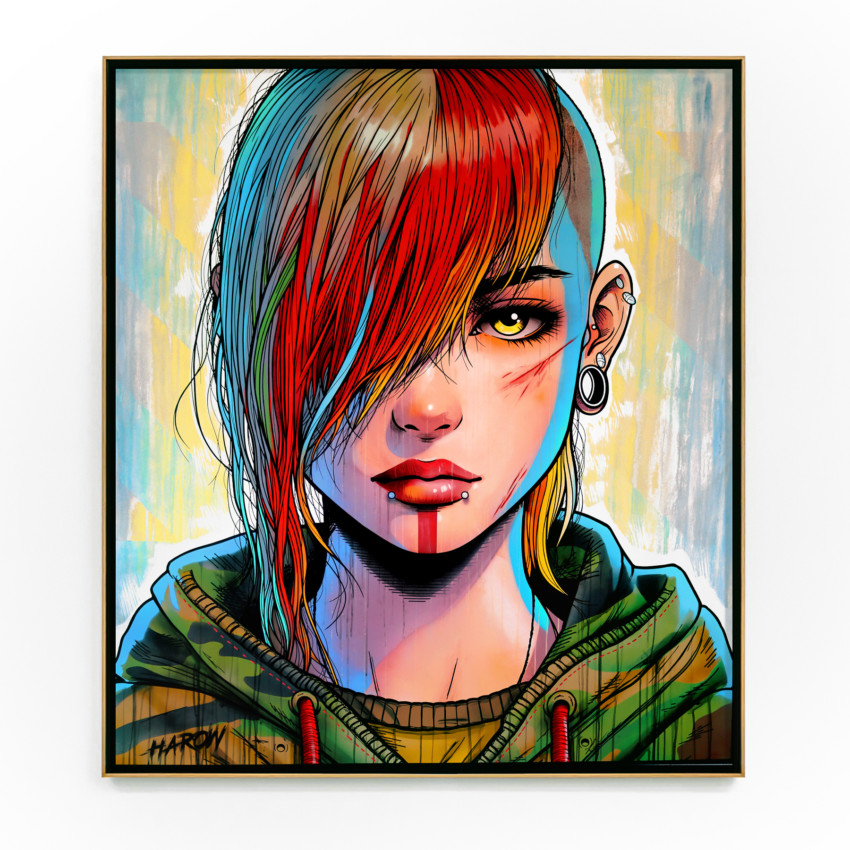 Jo - Painting on canvas / 170cm x 150cm
