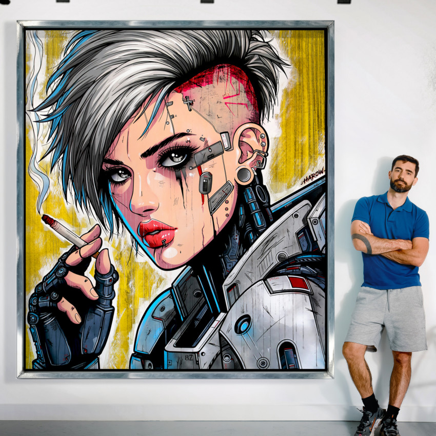 Lyra - Painting on canvas / 190cm x 160cm