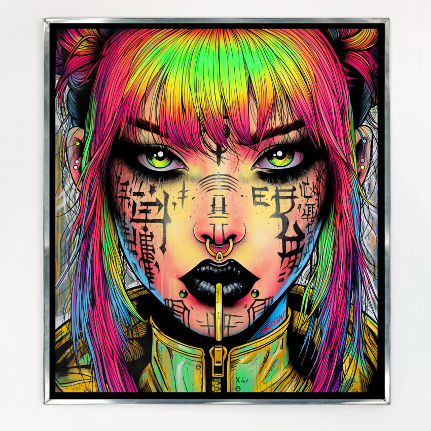 X - Painting on canvas / 190cm x 170cm